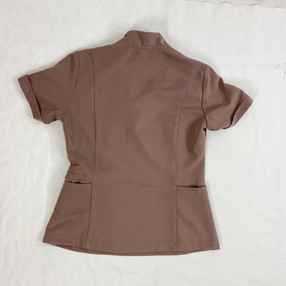 Figs Scrub Set Fitted Top and Zamora Joggers Mocha Brown Technical collection - Picture 7 of 12